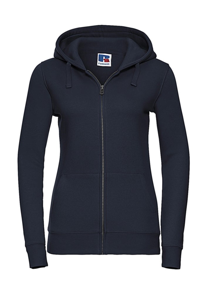 Ladies' Authentic Zipped Hood - French Navy