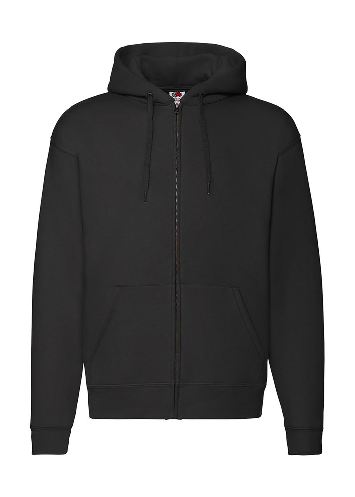 Premium Hooded Zip Sweat - Black