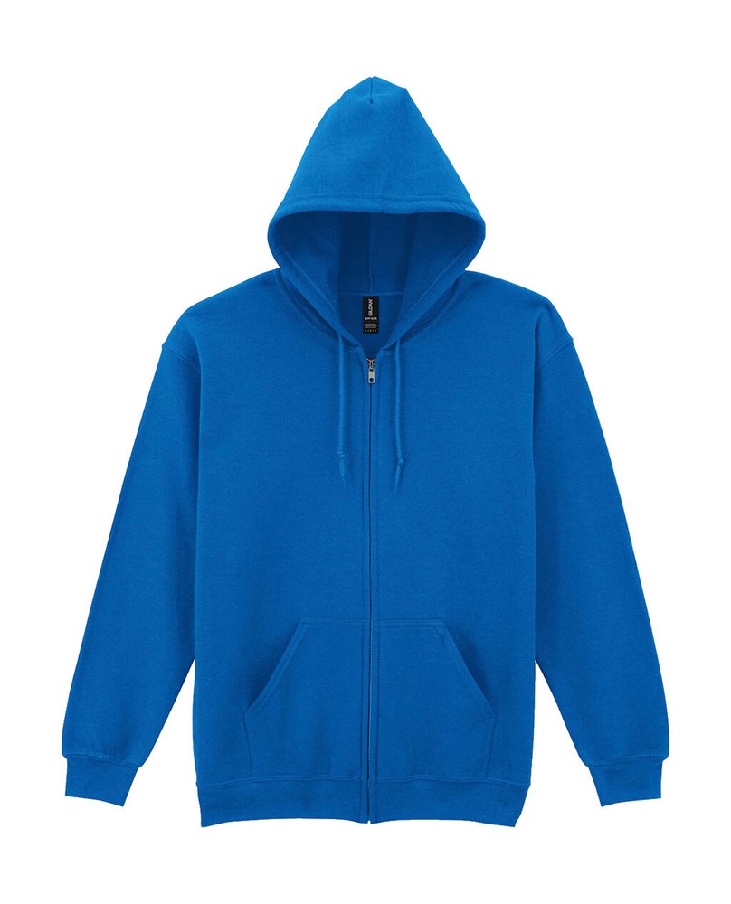 Heavy Blend Adult Full Zip Hooded Sweat - Royal