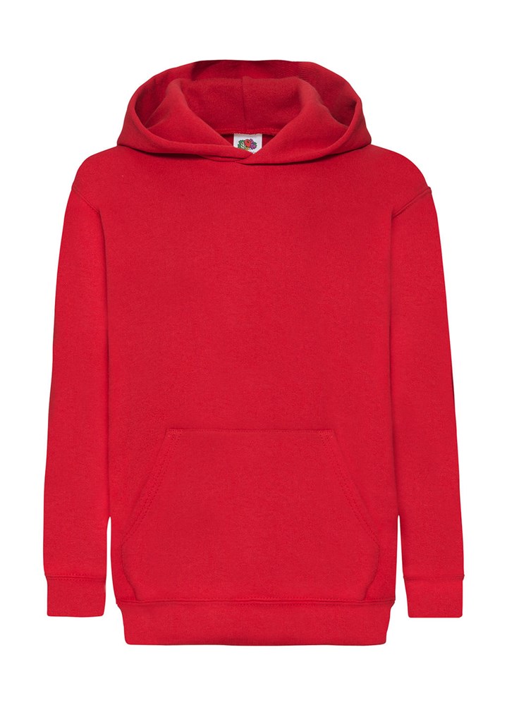 Kids' Classic Hooded Sweat - Red