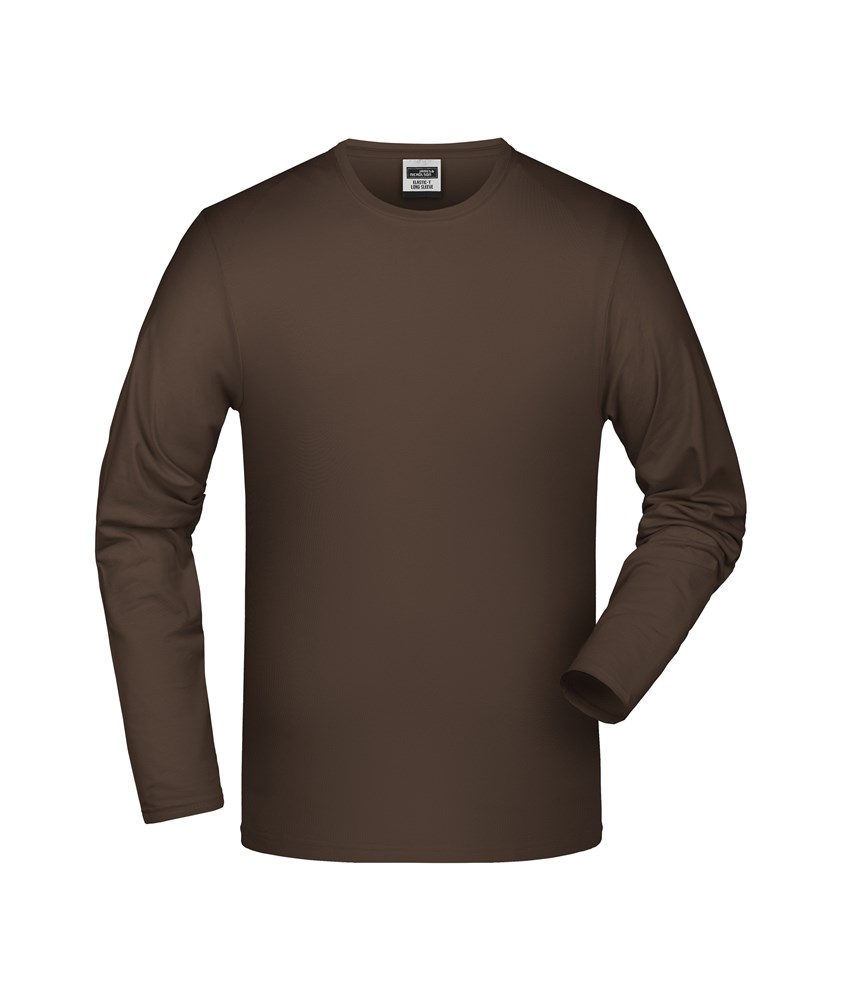 Elastic-T Long-Sleeved - Brown (ca. Pantone 476C)