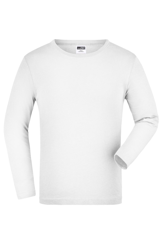 Junior Shirt Long-Sleeved Medium - White (ca. Pantone white)
