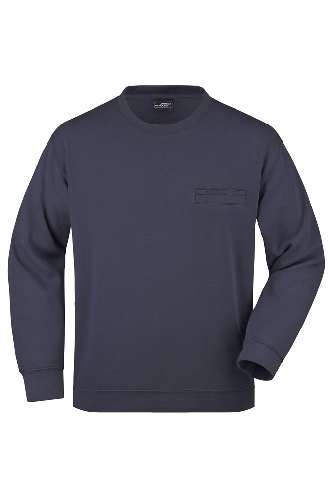 Men's Round Sweat Pocket - Navy (ca. Pantone 296C)
