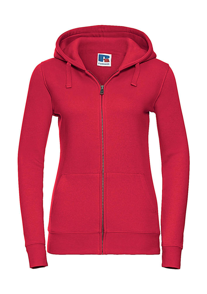 Ladies' Authentic Zipped Hood - Classic Red