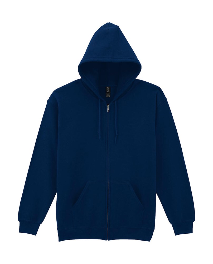 Heavy Blend Adult Full Zip Hooded Sweat - Navy
